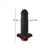 Фаллоимитатор Fun Factory AMOR, черный, длина 14,6 см, диаметр 3,7 см, изогнутый photo 2