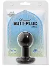 Анальная пробка ROUND BUTTPLUG SMALL BLACK photo 5