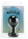 Анальная пробка ROUND BUTTPLUG MEDIUM BLACK photo 5