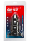 Анальна пробка Tripple Ripple Butt Plug Large photo 2