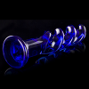 Спиральный электростимулятор Dildo Butt Plug стеклянный photo 3