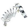 Насадка на пенис металлическая Master Series cock cage, 40/45/50 мм photo 2
