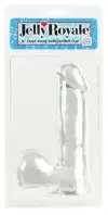 Фаллоимитатор JELLY ROYALE 6 CLEAR. photo 4