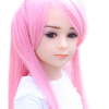 Миниатюрная секс-кукла с розовыми волосами Yeain 100 см photo 2