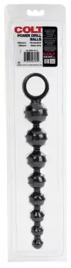 Анальная цепочка COLT POWER DRILL BALLS BLACK photo 4