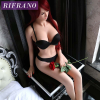 Реалистичная силиконовая кукла с большой грудью и вагиной Rifrano 158 см  photo 2