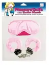 Набор наручники и маска PLEASURE CUFFS SATIN MASK PINK photo 3