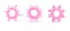 Набор эрекционных насадок RING RINGS PINK photo 2