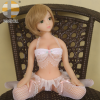 Мини-кукла силиконовая в белом ажурном белье 65 см photo 4