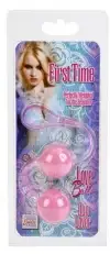 Вагинальные шарики FIRST TIME DUO LOVE BALLS PINK photo 2