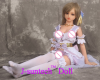 Миниатюрная секс-кукла в прелестном наряде с цветком 136 см photo 6
