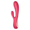 Смарт вібратор-кролик Satisfyer Mono Flex Red, 2 мотори, керування через інтернет photo 2