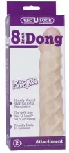 Насадка для страпона VAC-U-LOCK 8 HARD-ON DONG WHITE photo 3