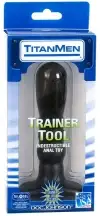 Анальная пробка TITANMEN TOOL TRAINER 2 BLACK photo 2