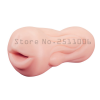 Подвійний силіконовий мастурбатор для чоловіків для орального та вагінального сексу photo 5