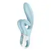 Вібратор-кролик Satisfyer Touch Me Blue, подвійний відросток, 3 потужні мотори photo 5