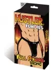 Мужские трусы стринги HUSTLER FULL POUCH THONG BLACK ML  photo 2