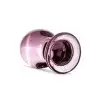 Рожева анальна пробка зі скла Gildo Pink Glass Buttplug No. 27 photo 3
