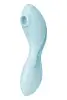 Вакуумний смарт-стимулятор із вібрацією Satisfyer Curvy Trinity 5 (Blue), керування зі смартфона photo 3