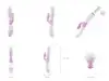 Вибратор OVO K2 WHITE PINK photo 5