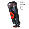 Мастурбатор вагина с вибрацией 3 стилей, на присоске photo 2