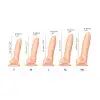 Реалистичный фаллоимитатор Strap-On-Me Sliding Skin Realistic Dildo Vanille - L, эффект подвижной photo 3