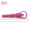 М'який силіконовий водонепроникний анальний вібратор DX205, колір рожевий photo 6