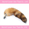 Анальная пробка Fox Anal Plug из нержавеющей стали, хвост 35 см photo 2