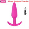 Силиконовая анальная игрушка водонепроницаемая 4 дюйма Butt Plug  photo 2