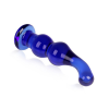 Анальная пробка. Стекло. 15 см. Цвет синий. photo 5