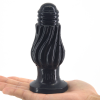 Анальная пробка ребристая. Силикон photo 2