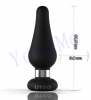 Анальные пробки. Длина - 11,5 см. Черная. photo 2