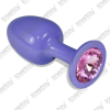 Анальная пробка. Нержавеющая сталь. Фиолетовый. photo 3