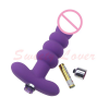 Анальная пробка с шариками и 10 режимами вибрации photo 5