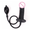 Надувний фалоімітатор, колір чорний photo 3