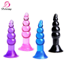 Анальная пробка силиконовая рельефная photo 2