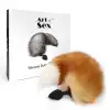 Силиконовая анальная пробка с хвостом из натурального меха Art of Sex size M Foxy fox photo 6