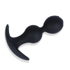 Анальная пробка из мягкого силикона, цвет черный photo 4
