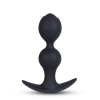 Анальная пробка из мягкого силикона, цвет черный photo 2