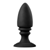 Силиконовая анальная пробка, цвет черный photo 2