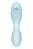 Вакуумний смарт-стимулятор із вібрацією Satisfyer Curvy Trinity 5 (Blue), керування зі смартфона photo 2