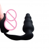 Силиконовый массажер простаты с кольцом photo 3