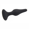 Анальные пробки из силикона, цвет черный, 3 шт./комплект photo 6