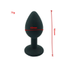 Анальная пробка. Силикон. 9,4 см. photo 4
