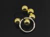 Анальные шарики. Цвет - золото. 1,8 см. photo 3