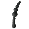 Черные силиконовые анальные бусы, водонепроницаемые photo 4