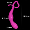 Розовый силиконовый анальный плагин photo 4