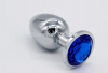 Темно-синии металические анальные пробки (3-х размеров) photo 5