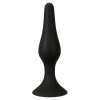 Анальная пробка силиконовая черная photo 5