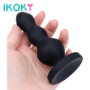 Силиконовая анальная пробка IKOKY с шариками photo 2